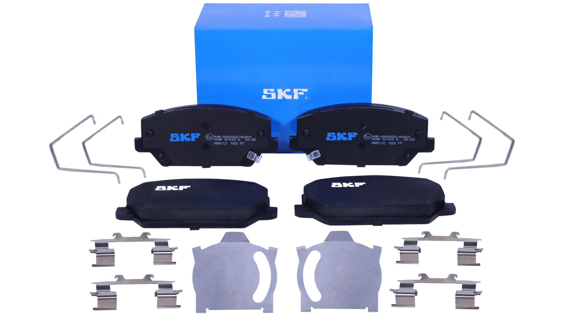 Jogo de 4 pastilhas de travão SKF VKBP 81430 A