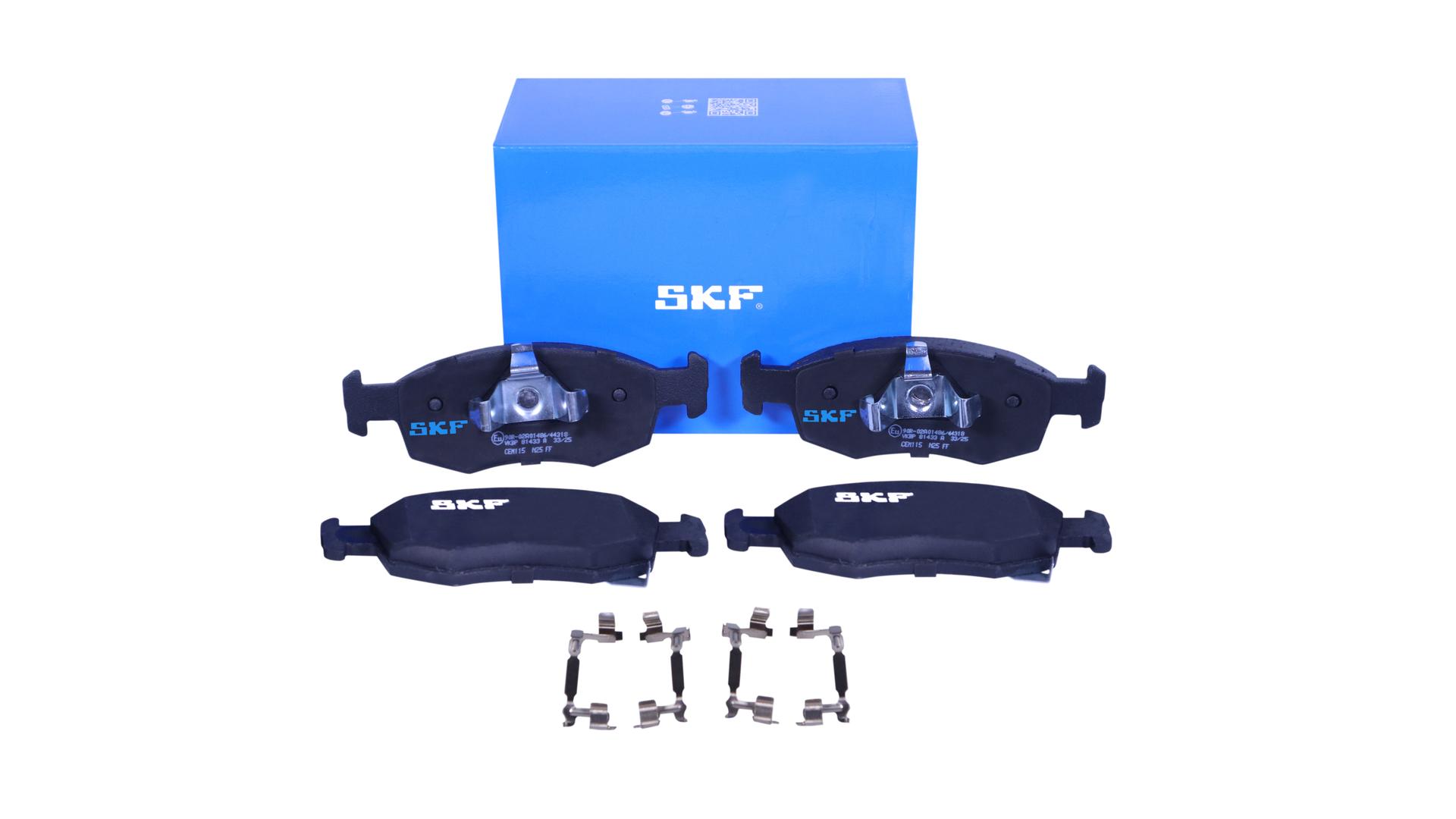 Jeu de 4 plaquettes de frein SKF VKBP 81433 A