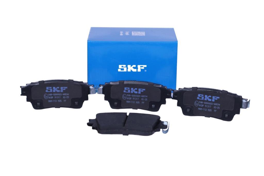 Jeu de 4 plaquettes de frein SKF ref. VKBP 91317