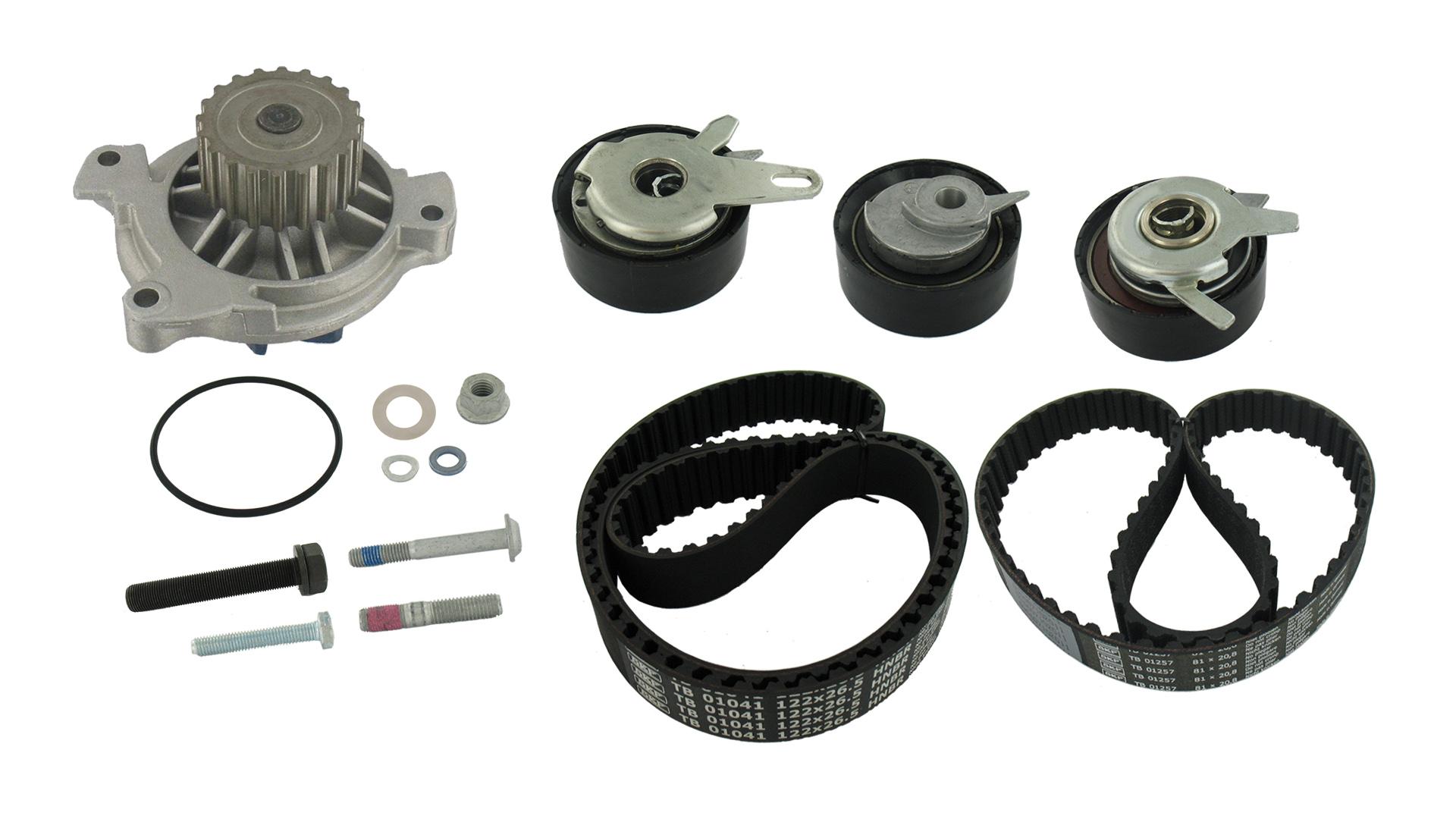 Pompe à eau + kit de courroie de distribution (Kit courroie de distribution) SKF VKMC 01270