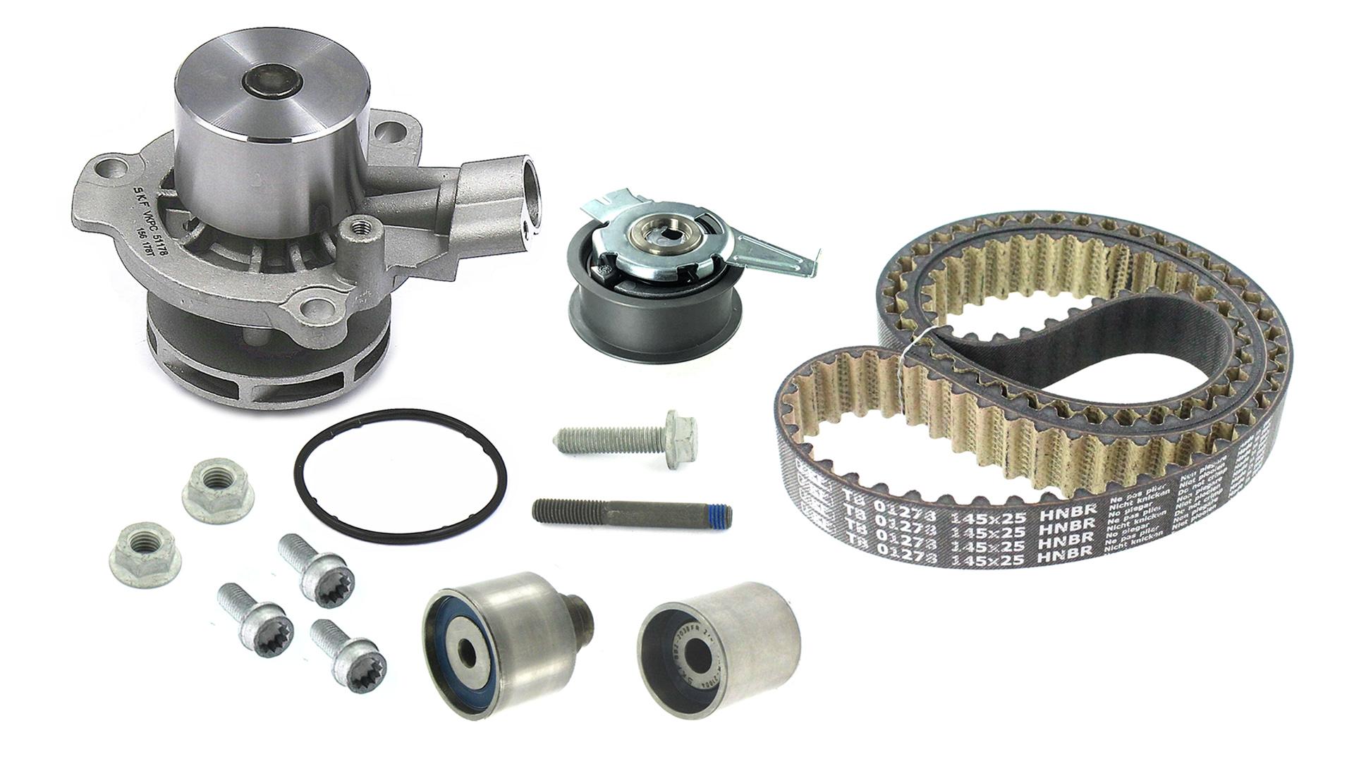 Pompe à eau + kit de courroie de distribution (Kit courroie de distribution) SKF ref. VKMC 01276-1