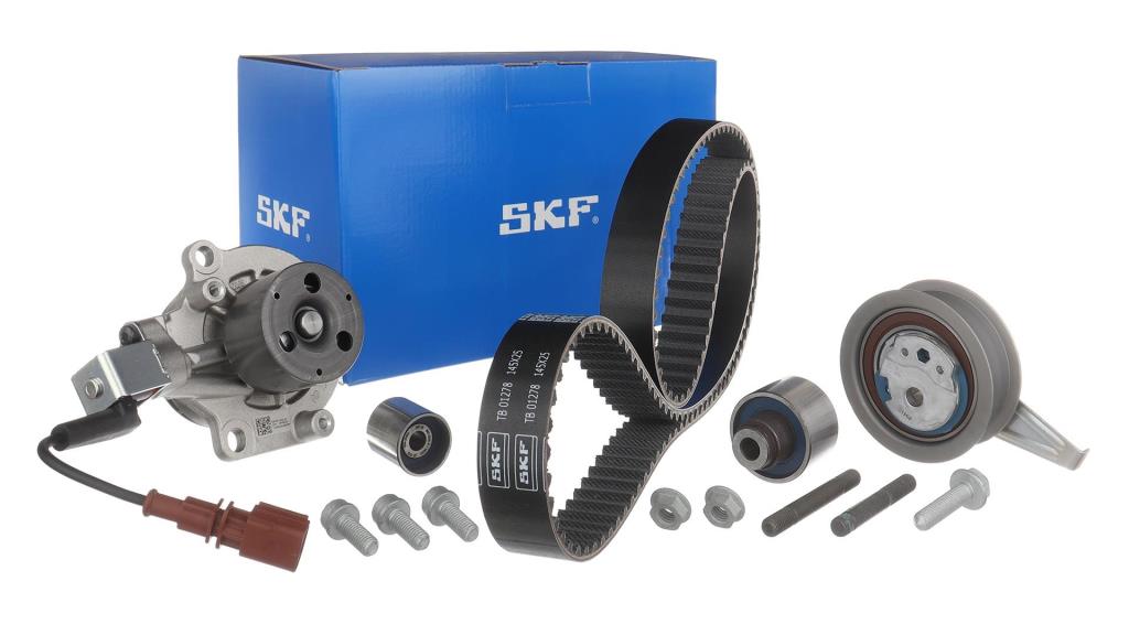 Pompe à eau + kit de courroie de distribution (Kit courroie de distribution) SKF ref. VKMC 01278
