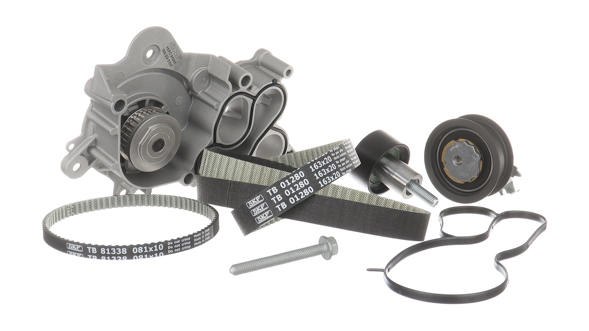 Pompe à eau + kit de courroie de distribution (Kit courroie de distribution) SKF ref. VKMC 01280-2