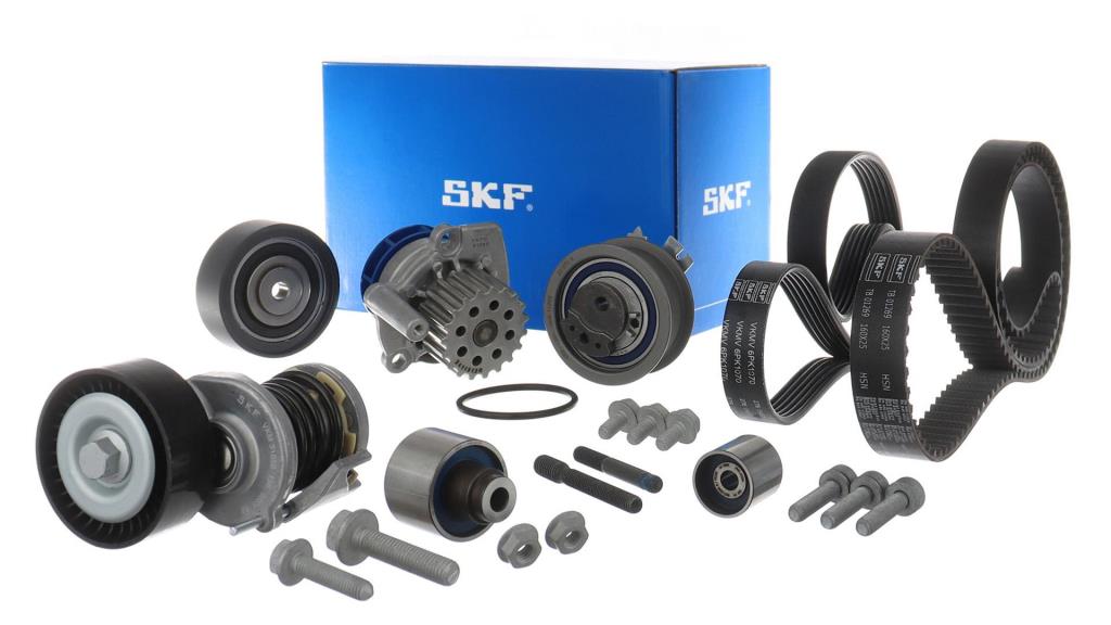 Pompe à eau + kit de courroie de distribution (Kit courroie de distribution) SKF ref. VKMC 11000