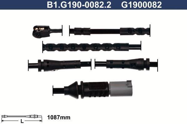 Contacteur de témoin d'usure (Témoin d'usure plaquettes) GALFER B1.G190-0082.2