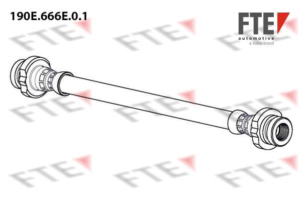 Flexible de frein (Durite de frein) FTE automotive GmbH ref. 9240907
