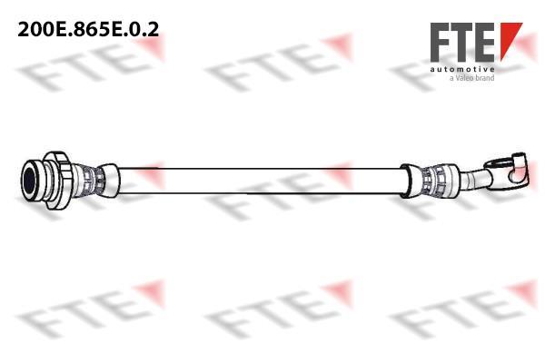 Flexible de frein (Durite de frein) FTE automotive GmbH ref. 9240910
