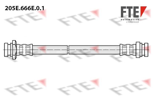 Flexible de frein (Durite de frein) FTE automotive GmbH ref. 9240913