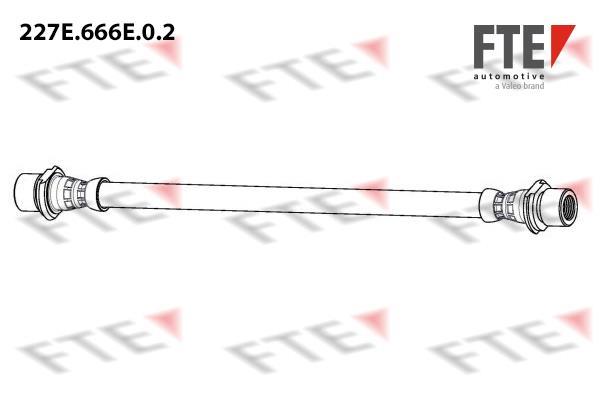 Flexible de frein (Durite de frein) FTE automotive GmbH ref. 9240915