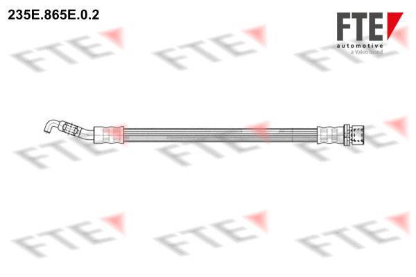 Flexible de frein (Durite de frein) FTE automotive GmbH ref. 9240399