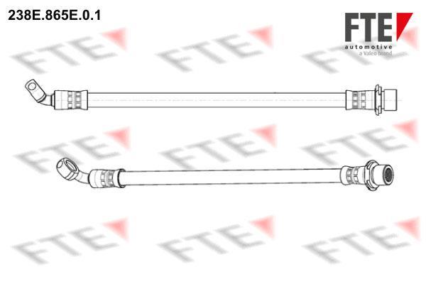 Flexible de frein (Durite de frein) FTE automotive GmbH ref. 9240400