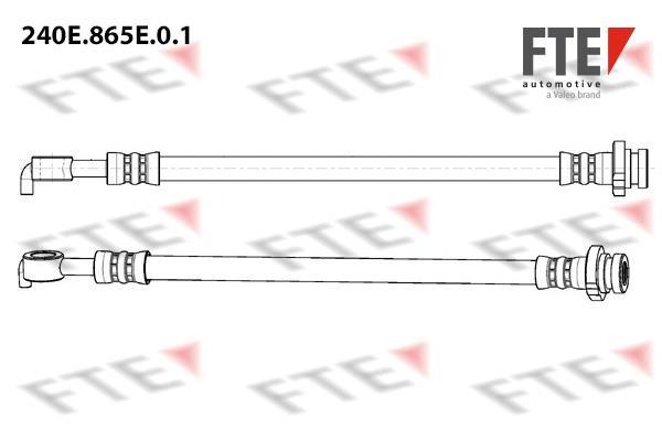 Flexible de frein (Durite de frein) FTE automotive GmbH ref. 9240402