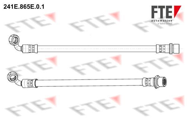 Flexible de frein (Durite de frein) FTE automotive GmbH ref. 9240404