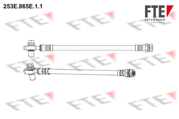 Flexible de frein (Durite de frein) FTE automotive GmbH ref. 9240415