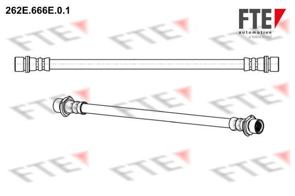 Flexible de frein (Durite de frein) FTE automotive GmbH ref. 9240422