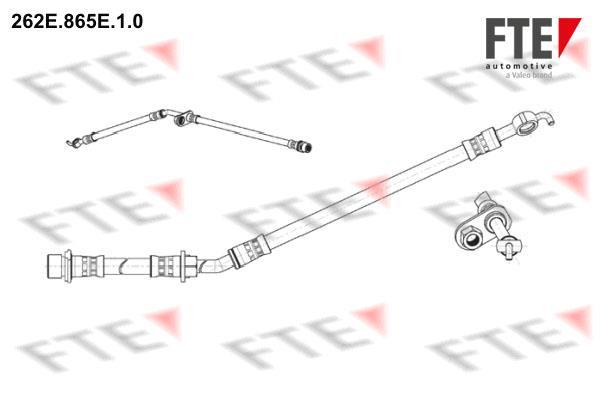 Flexible de frein (Durite de frein) FTE automotive GmbH ref. 9240424