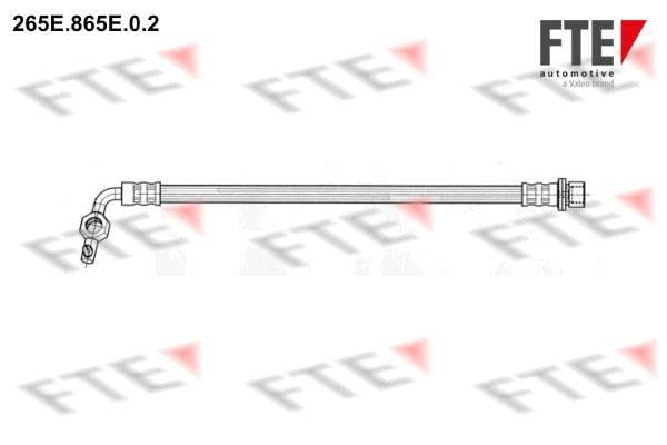 Flexible de frein (Durite de frein) FTE automotive GmbH ref. 9240427