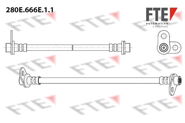 Flexible de frein (Durite de frein) FTE automotive GmbH ref. 9240927