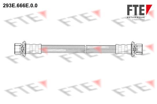 Flexible de frein (Durite de frein) FTE automotive GmbH ref. 9240458