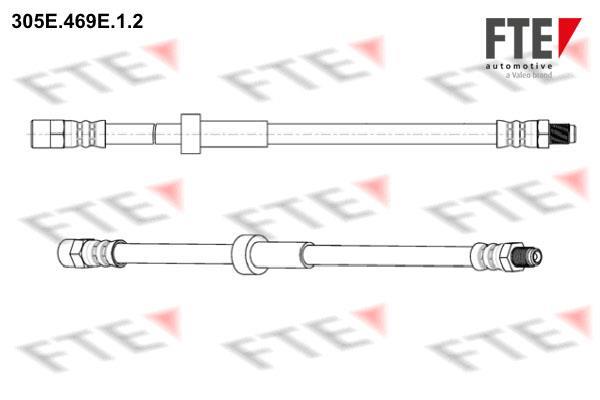 Flexible de frein (Durite de frein) FTE automotive GmbH ref. 9240471