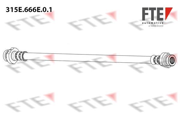 Flexible de frein (Durite de frein) FTE automotive GmbH ref. 9240936