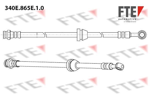 Flexible de frein (Durite de frein) FTE automotive GmbH ref. 9240938