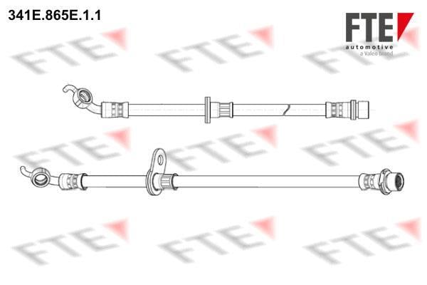 Flexible de frein (Durite de frein) FTE automotive GmbH ref. 9240511