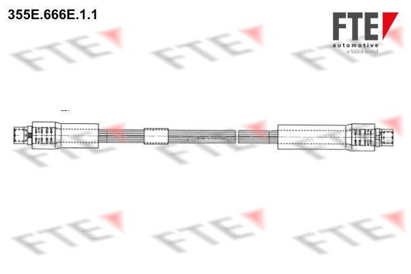 Flexible de frein (Durite de frein) FTE automotive GmbH ref. 9240528
