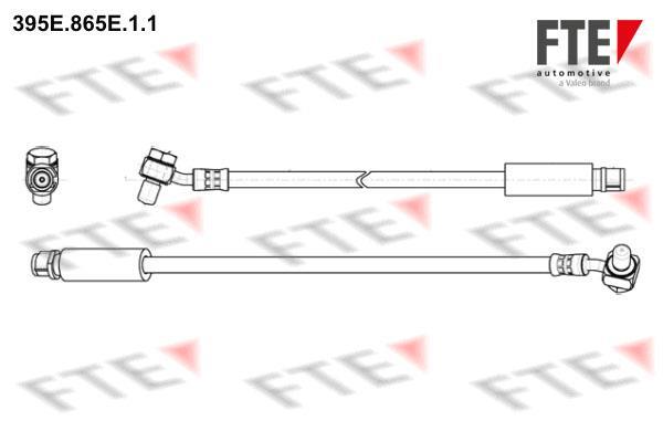 Flexible de frein (Durite de frein) FTE automotive GmbH ref. 9240556