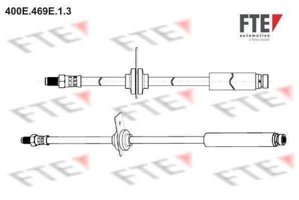 Flexible de frein (Durite de frein) FTE automotive GmbH ref. 9240564