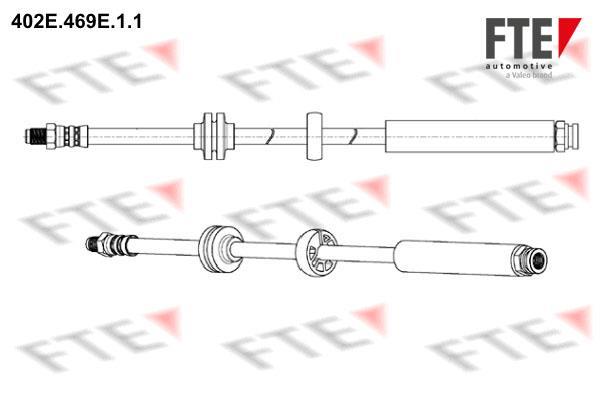 Flexible de frein (Durite de frein) FTE automotive GmbH ref. 9240568
