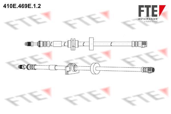 Flexible de frein (Durite de frein) FTE automotive GmbH ref. 9240578