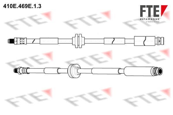 Flexible de frein (Durite de frein) FTE automotive GmbH ref. 9240579