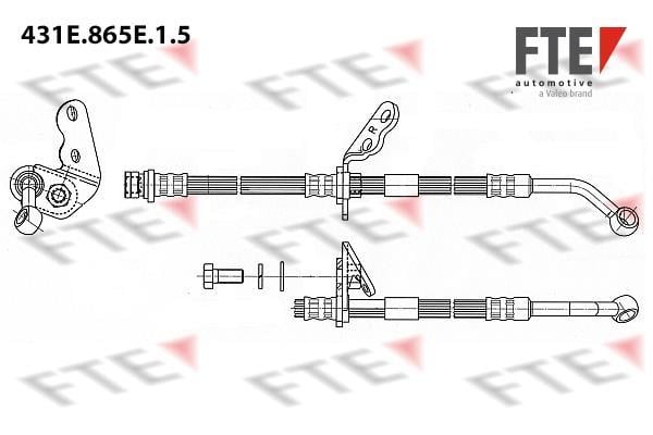 Flexible de frein (Durite de frein) FTE automotive GmbH ref. 9240960