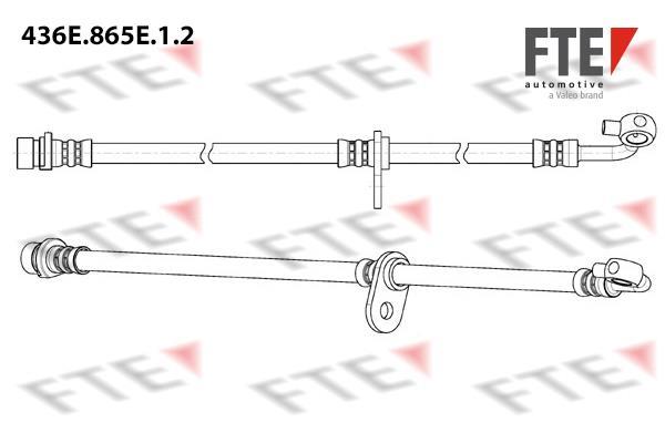 Flexible de frein (Durite de frein) FTE automotive GmbH ref. 9240962