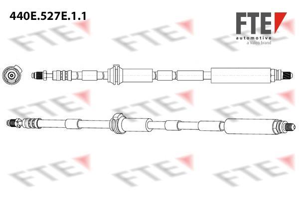 Flexible de frein (Durite de frein) FTE automotive GmbH ref. 9240633