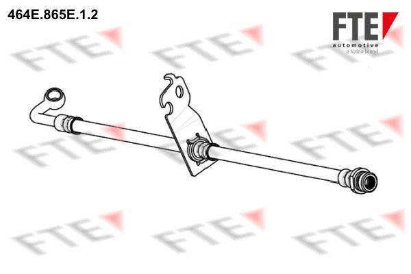 Flexible de frein (Durite de frein) FTE automotive GmbH ref. 9240662