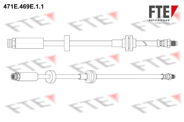 Flexible de frein (Durite de frein) FTE automotive GmbH 9240670