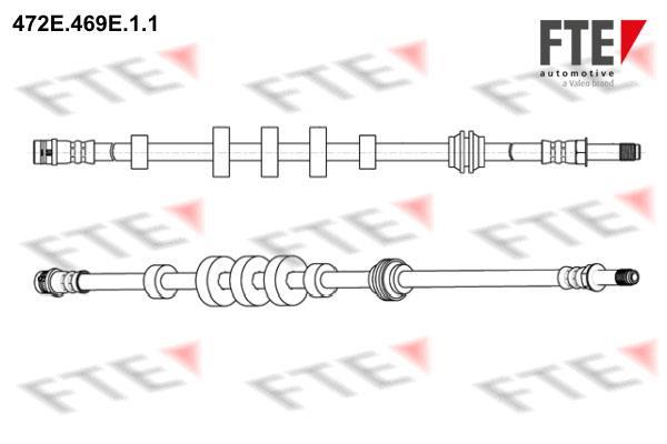 Flexible de frein (Durite de frein) FTE automotive GmbH ref. 9240673