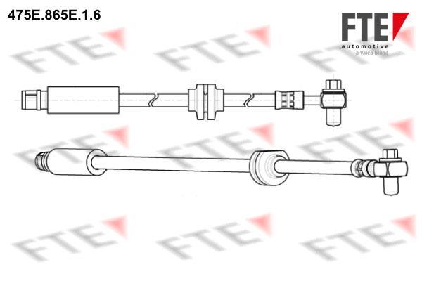 Flexible de frein (Durite de frein) FTE automotive GmbH ref. 9240850