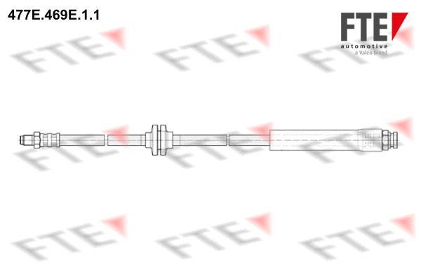 Flexible de frein (Durite de frein) FTE automotive GmbH ref. 9240682