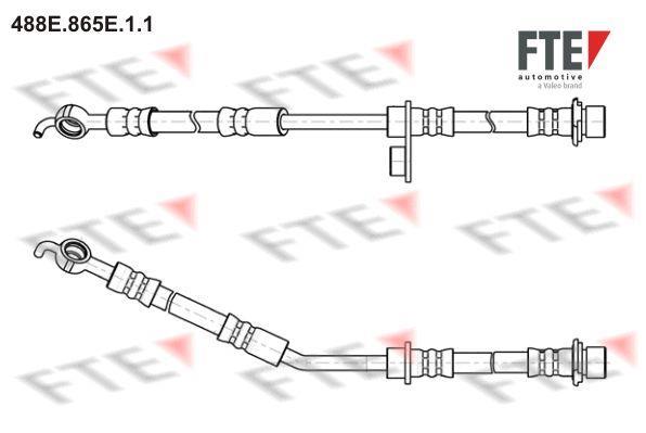 Flexible de frein (Durite de frein) FTE automotive GmbH ref. 9240698