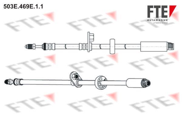 Flexible de frein (Durite de frein) FTE automotive GmbH ref. 9240723