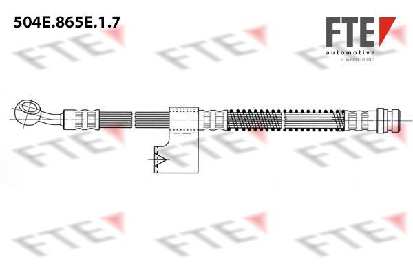 Flexible de frein (Durite de frein) FTE automotive GmbH ref. 9240975