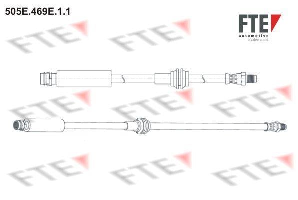 Flexible de frein (Durite de frein) FTE automotive GmbH ref. 9240724