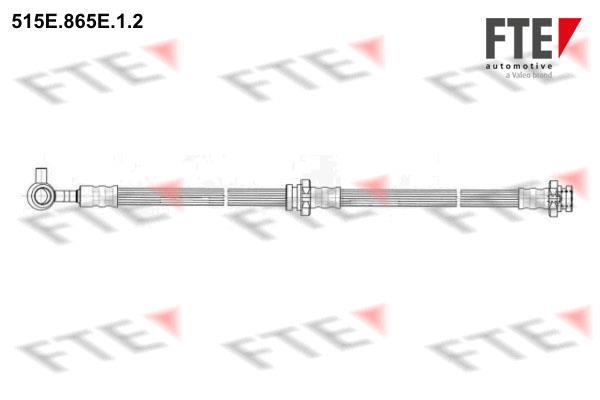 Flexible de frein (Durite de frein) FTE automotive GmbH ref. 515E.865E.1.2