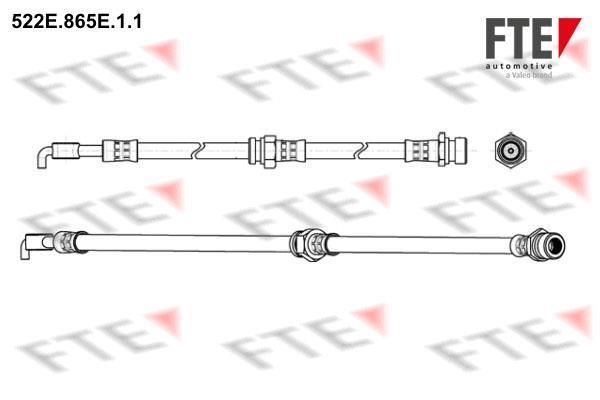 Flexible de frein (Durite de frein) FTE automotive GmbH ref. 9240741