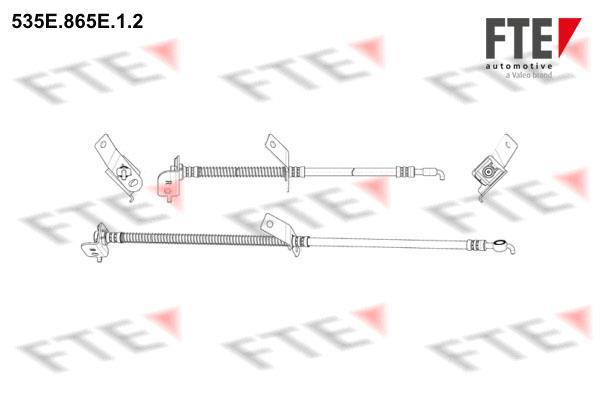 Flexible de frein (Durite de frein) FTE automotive GmbH ref. 9240763