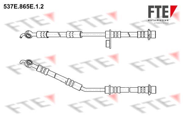 Flexible de frein (Durite de frein) FTE automotive GmbH ref. 9240765