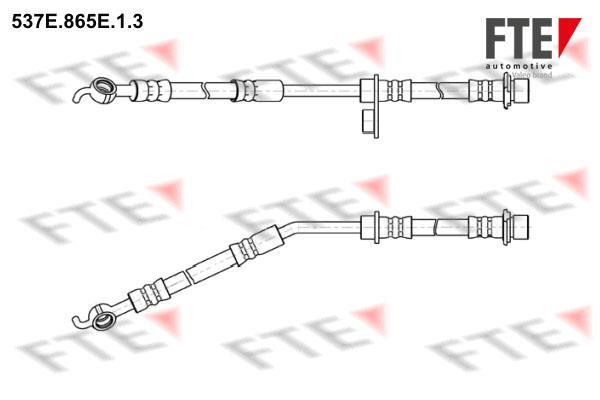 Flexible de frein (Durite de frein) FTE automotive GmbH ref. 9240766